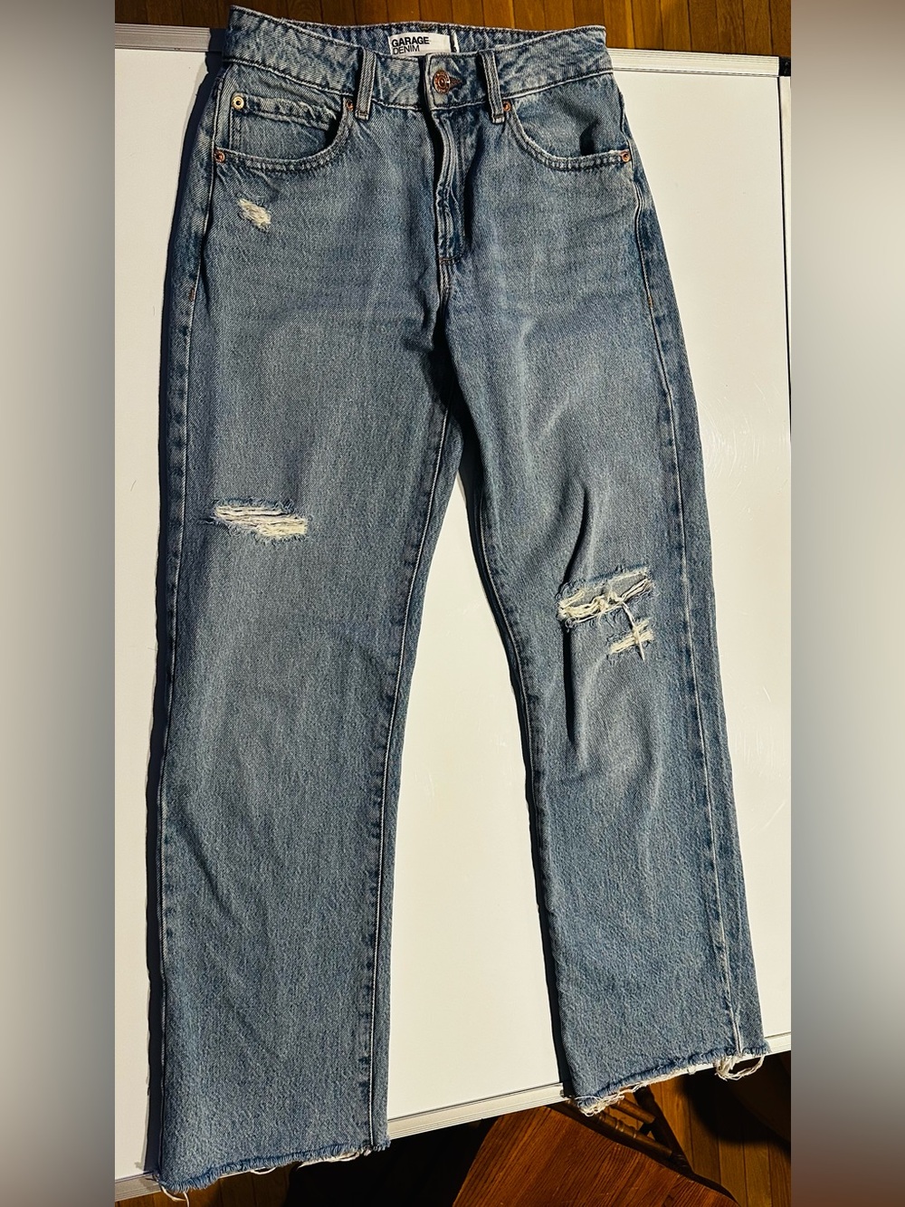Garage Denim Decontracte Slouchy Jeans Womens Sz 23 Western Casual Designer Chic